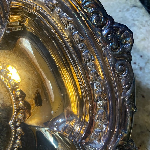 Vintage Gorham Silver plated 13” Bowl / Platter - Picture 4 of 10